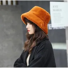 バケットファーハット」フェイクファー 帽子 ハット！秋冬新作帽子 かわいい万能キャップ レディース 保温 オシャレ ccmvm0915p093