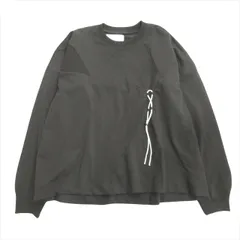 ヨシオクボ yoshio kubo ドローコード ロング カットソー Tシャツ タック YKS24802 サイズ1 黒 ブラック メンズのサムネイル