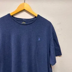 古着 XL 青 Tシャツ 半袖 ラルフローレン POLO ワンポイント