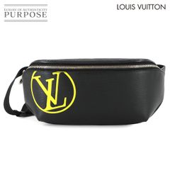 美品 ルイ ヴィトン LOUIS VUITTON エピ LV サークル バムバッグ ボディ バッグ レザー ノワール M55131 シルバー 金具 90289037