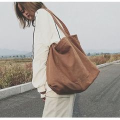 mi シンプルな韓国ショッピングバック　トートバック　無地