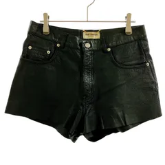 SAINT LAURENT レザー ショーツ 1933456823.jpg?1733657349