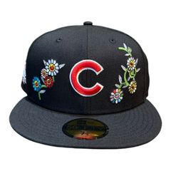 村上隆  MLB New Era カブス ブラック 7 5/8 未使用品