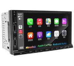 PORMIDO PRA701 7インチ2DINディスプレイオーディオ/ステレオレシーバー/有線CarPlay/android Auto対応/ミラーリング機能搭載