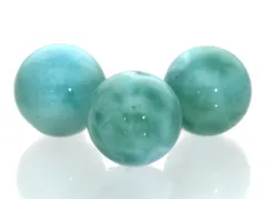 1粒売り ラリマー 12mm パワーストーン バラ売り 天然石 パワーストーン ばら売り ビーズ 穴あき 1玉売り アクセサリー