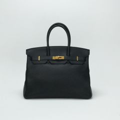 エルメス HERMES バーキン35 バーキン 35 バッグ トートバッグ トゴ ノワール ブラック 黒 ゴールド金具