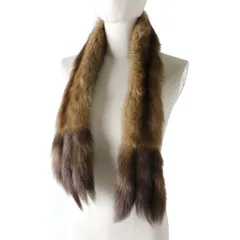 良品◎正規品 FOXEY フォクシー 18304 レディース セーブル ティペット／ショール ブラウン F タグ付き 箱付きのサムネイル
