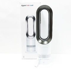 簡易動作確認済み Dyson ダイソン Hot+Coo1 セラミックファンヒーター 扇風機 AM09 ホワイト 2023年製 リモコン 箱付き S0003-0428①