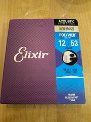 エリクサー　Elixir　アコギ弦　アコースティックギター  ポリウェブ 80/20bronze　12/53