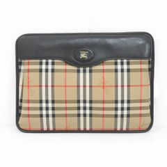 未使用 BURBERRYS バーバリー セカンドバッグ クラッチ シャドーホース