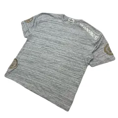 絡繰魂 Tシャツ メンズ XXL グレー 【 和柄 × 刺繍 大きめサイズ 】 希少 半袖 カラクリタマシイ ●EC304のサムネイル