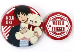 【中古】バッジ・ピンズ 隠岐孝二(上半身) 缶バッジセット 「ワールドトリガー くじメイト Vol.2」 C-10賞