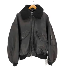 メゾンスペシャル MAISON SPECIAL 24AW Sheep Leather Mouton Prime-Over G-1 Flight Jacket  メンズ JPN：2 のサムネイル