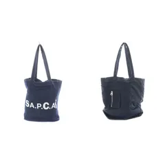 サカイ sacai ×A.P.C アーペーセー トートバッグ ロゴ リバーシブル デニム 紺 ネイビー M61492 PAAEJ /AS ■OSのサムネイル