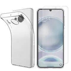 【液晶ガラスフィルム1枚付き】Pysea AQUOS sense8 SH-M26/SH-54D/SHG11 ケース 透明ソフトカバー Pysea ドコモAQUOS Sense 8 TPUクリアケース 薄型 軽量 アクオスsense8保護カバー 耐衝撃 ストラッのサムネイル