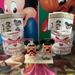 レア) ディズニー ナノブロック ウェディング ミッキー＆ミニー 限定モデル セット