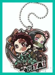 鬼滅の刃 ぴた！でふぉめ　アクリル キーホルダー Vol.2【 竈門 炭治郎 & 禰豆子 】(単品)　新品未使用 １個 アクキー ねずこ