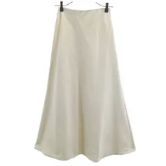 Mila Owen ミラオーウェン ロング丈 スカート 0 クリーム レディース 古着