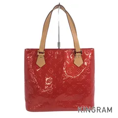 ルイ・ヴィトン LOUIS VUITTON モノグラム ヴェルニ ヒューストン M91092 ルージュ パテントレザー トートバッグ mi【中古】