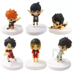 【中古】トレーディングフィギュア 全6種セット 「ハイキュー!! デスクトップフィギュア」