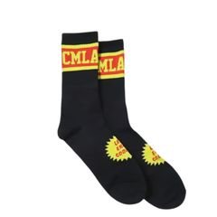 【新品・未使用】Cookman SOCKS (CMLA logo) BLACK クックマン ソックス (CMLA ロゴ) ブラック
