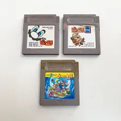 【動作確認済】3つセット マリオのピクロス ピクロス2 スーパーマリオランド2 6つの金貨 ゲームボーイソフト レトロゲーム 任天堂 Nintendo 希少 レア