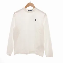 ポロ バイ ラルフローレン Polo by Ralph Lauren 国内正規 HW LONG SLEEVE T-SHIRT Tシャツ 長袖 ロンT ヘビーウェイト XS 白 ホワイト /UO