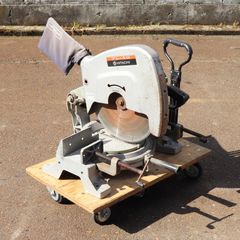 新潟発 日立工機 ブレーキ付 卓上丸のこ C15FB 380mm 中古 電動 工具 動作確認済 木工 鉄工 切断 木材 加工 DIY HiKOKI ハイコーキ