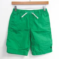 ポロラルフローレン ショートパンツ ハーフパンツ コットン ボトムス キッズ 男の子用 12サイズ グリーン系 POLO RALPH LAUREN 【中古】