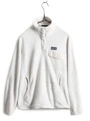 【お得なクーポン配布中!】 13年製 パタゴニア リツール スナップT プルオーバー ジャケット レディース S / Patagonia アウトドア パイル フリース ブルゾン ホワイト