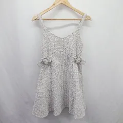 ◇ Θ evelyn パール金属 ノースリーブ ミニ丈 ワンピース サイズ表記なし ライトピンク系 レディース E  【1507030006488】