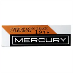 MERCURY MCRステッカー (CALFORNIA1970) ME044709