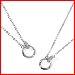 [felicitations] ペアネックレス カップル プレゼント ステンレス ジュエリー ネックレス メンズ レディース 2個セット BR-J066