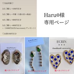 TOMOŌ様♡専用ページ〔ネジバネイヤリング〕 - メルカリ