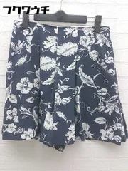 ◇ Mila Owen ミラ オーウェン 花柄 ショート パンツ サイズ0 ネイビー レディース 【中古】 【1002800712403】のサムネイル
