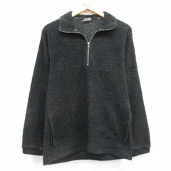 S/古着 コロンビア 長袖 ハーフジップ フリース ジャケット メンズ 90s 黒 ブラック 25feb07 中古 アウター