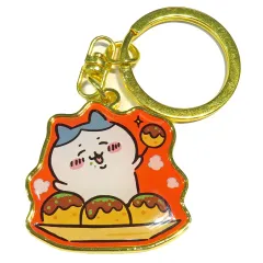 【中古】雑貨 ハチワレ(たこ焼き) ダイカットキーホルダー 「ちいかわ」 大阪限定
