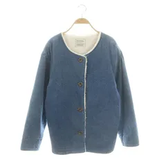 ベイフロー BAYFLOW 裏ボア デニムジャケット ブルゾン コットン F ライトブルー /NR ■OS