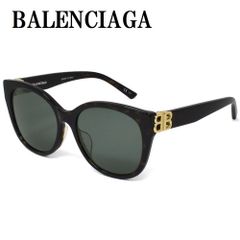 バレンシアガ BALENCIAGA BB0103SA 002 57mm サングラス アジアンフィット アイウェア グリーン ハバナ