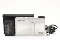 [新品バッテリー]KYOCERA 京セラ Finecam SL400R コンパクトデジタルカメラ  [美品]