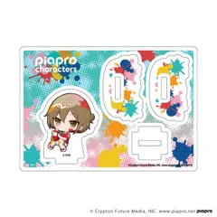 ピアプロキャラクターズ 05/MEIKO ペンキver.（ミニキャライラスト） ゆらゆらアクリルスタンド ピアプロ プロセカ 初音ミク 新品 未開封品 正規品 【A3】