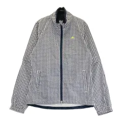 サイズ：M ADIDAS GOLF アディダスゴルフ  2way レインウェア 上下セットアップ 千鳥柄 ネイビー系 [240101420181] ゴルフウェア レディース ストスト