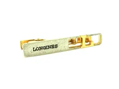 LONGINES ロンジン ネクタイピン タイクリップ アクセサリー ビジネス 紳士 メンズ シルバー系×ゴールド系 DJ3992のサムネイル