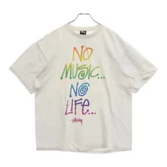 【新品・M】STUSSY × タワーレコード ／ ユースブリガード T ／ 白 stussy x TOWER RECORDS Tee | instantbootleg store