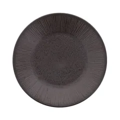 EAST table(イーストテーブル) プレート 24cm Rim wire 黒 日本製 大皿 モダン レンジ対応 食洗器対応 111-003-02