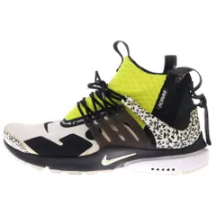 NIKE (ナイキ) ×ACRONYM AIR PRESTO MID AH7832-100 アクロニウム エアプレスト ミッド US10/28.0cm ホワイト/イエロー