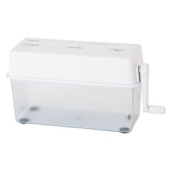 【新品・7営業日以内発送】ナカバヤシ NSH-E02WH ハンドシュレッダE02／ホワイト NSHE02WH【沖縄離島販売不可】