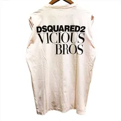 Dsquared2 ディースクエアード Back Logo Damage Short Sleeve V-Neck T-Shirt Pink バックロゴ ダメージ加工 半袖 Vネック Tシャツ ピンク S74GD0539 S21600 size=XS