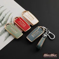 フォルクスワーゲン専用 ゴールドライン TYPE H 3ボタン式 TPUソフト スマートキーケース 各色