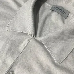 JOHN SMEDLEY ジョンスメドレー コットンニット 半袖 カーディガン ポロシャツ